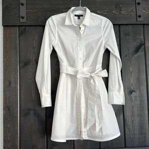 Shirt dress, white, new